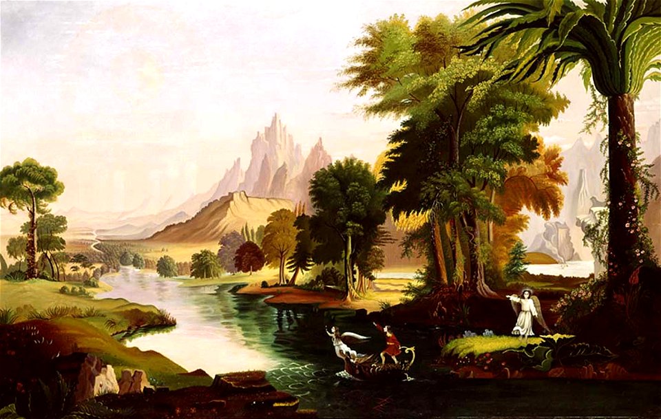 Thomas Cole - The Voyage of Life-Youth - 1974.46 - Smithsonian American Art Museum