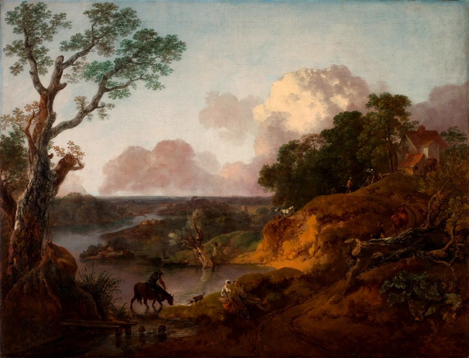 Thomas Gainsborough - View in Suffolk - 168-1928 - Saint Louis Art Museum