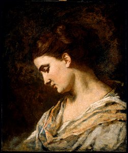 Thomas Couture - Head of a Woman in Profile - 20.594 - Museum of Fine Arts