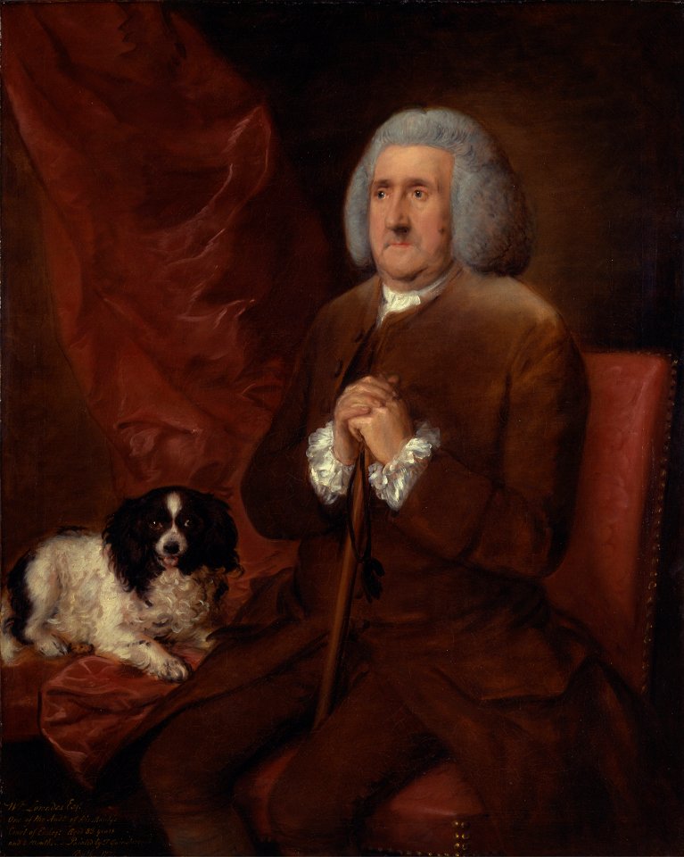 Thomas Gainsborough - William Lowndes, Auditor of His Majesty's Court of Exchequer - Google Art Project