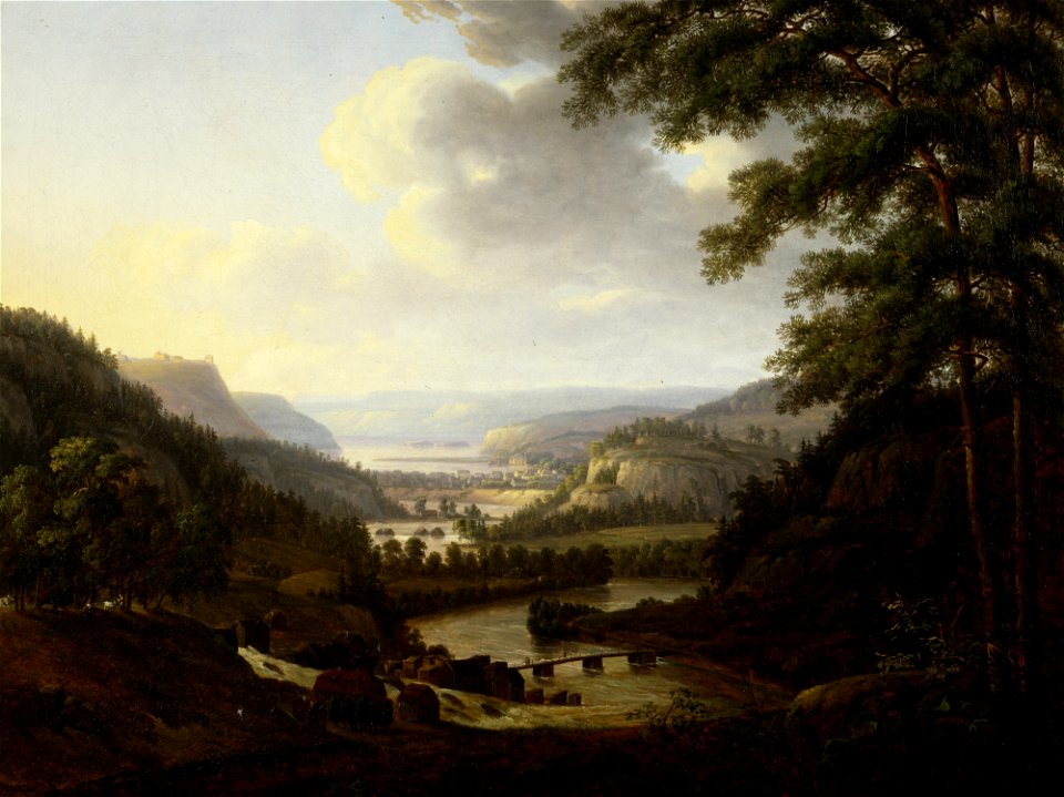 Thomas Fearnley - Utsikt over Tistedal
