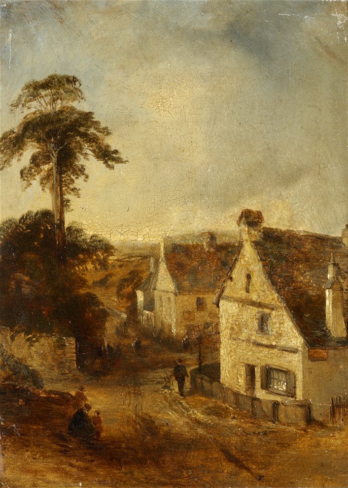 Thomas Colman Dibdin Ambleside as seen from the White Lion in the Armitt