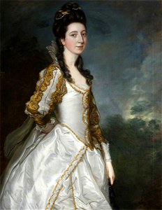 Thomas Gainsborough (1727-1788) - Susanna Trevelyan (b.1737^), Mrs John Hudson (altered by a studio assistant of Joshua Reynolds) - 584337 - National Trust