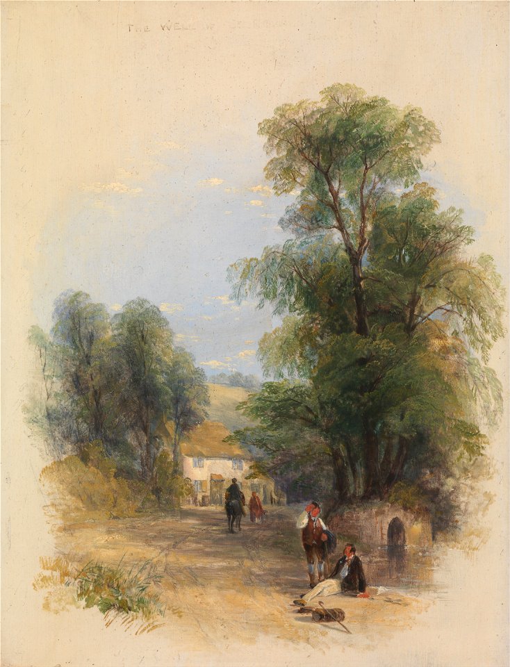 Thomas Creswick - The Well of St. Keyne - Google Art Project