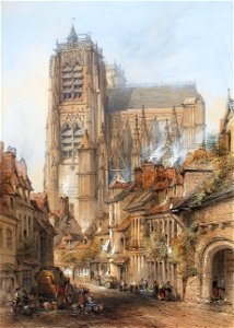 Thomas Colman Dibdin St Vulfran in Abbeville