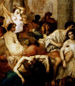 Thomas Couture - Romans of the Decadence (detail) - WGA05565