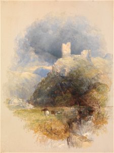 Thomas Creswick - Dolwyddelan - Google Art Project