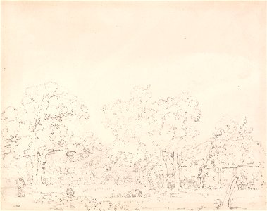 Thomas Girtin - A Village in a Wood - Google Art Project