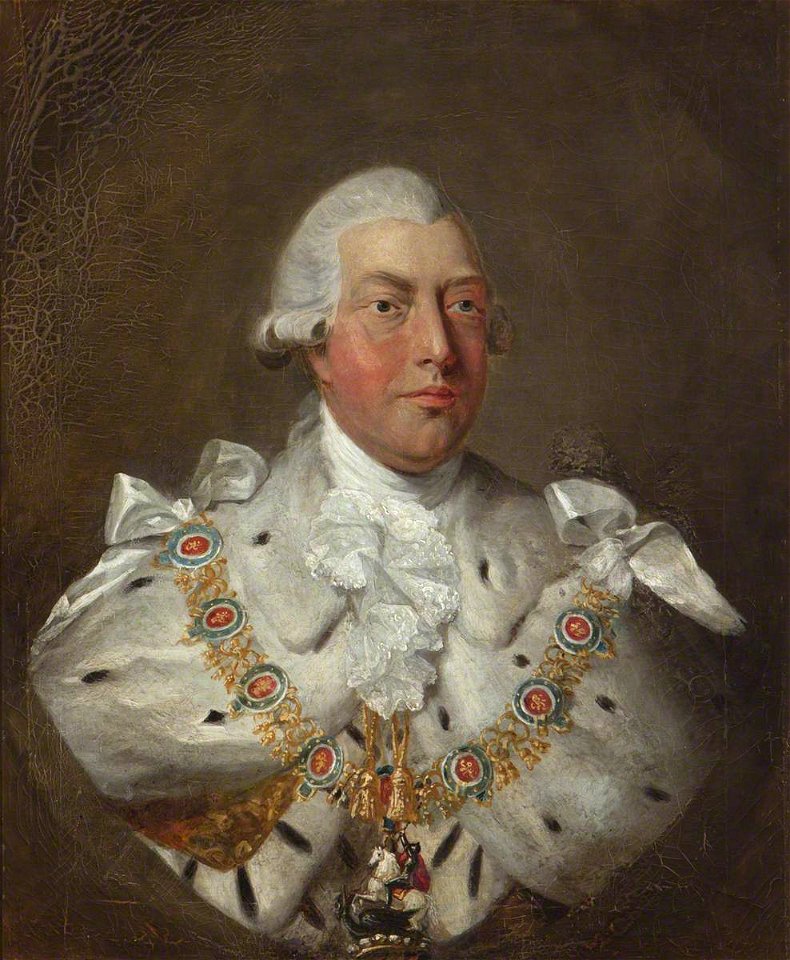 Thomas Gainsborough (1727-1788) (after) - George III (1738–1820), Wearing Garter Robes - 436201 - National Trust