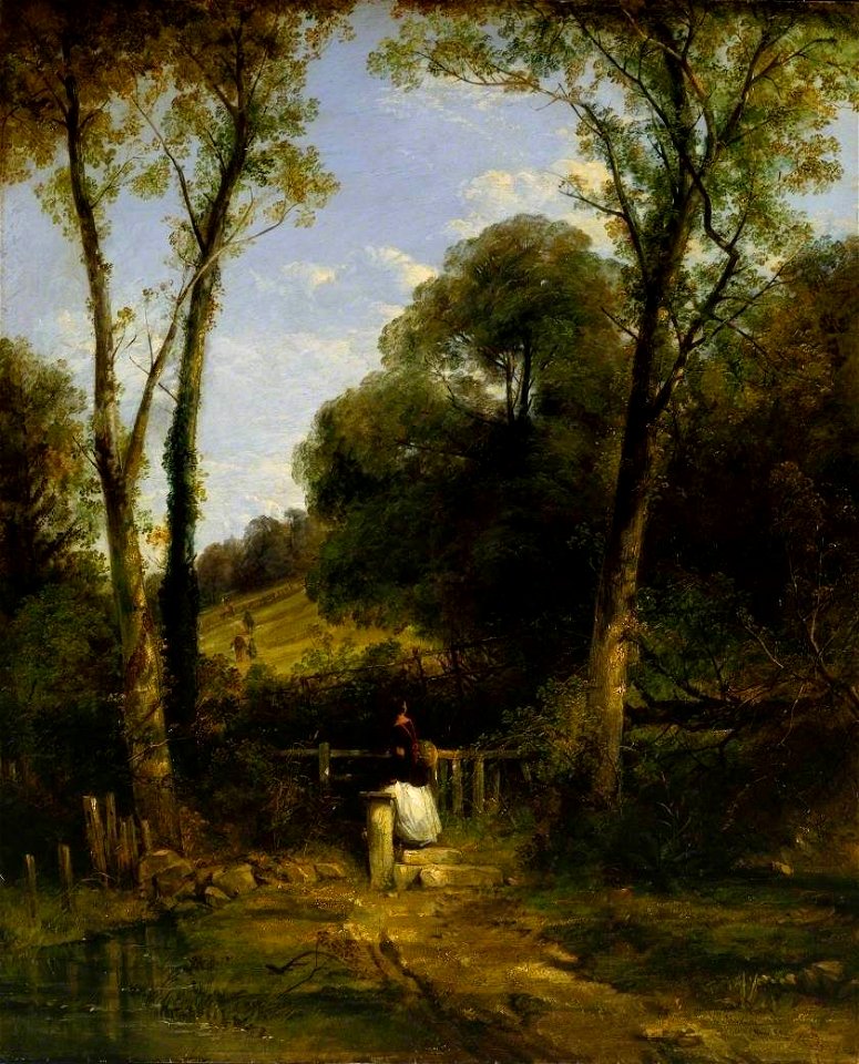 Thomas Creswick (1811-1869) - The Stile - N00429 - National Gallery