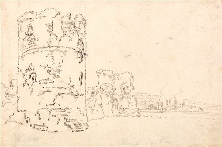 Thomas Girtin - Flint Castle - Google Art Project