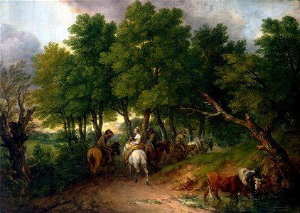 Thomas Gainsborough - Road from Market - Google Art Project