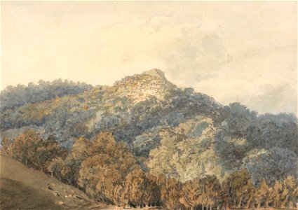 Thomas Girtin - Rocca del Papa, with Monte Cavo - Google Art Project