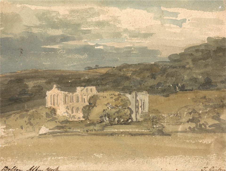 Thomas Girtin - Rievaulx Abbey, Yorkshire - Google Art Project