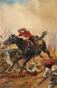 Thomas Davidson (d.1914) - Life Guards at the Battle of Tel-el-Kebir, 1882 - 517715 - National Trust