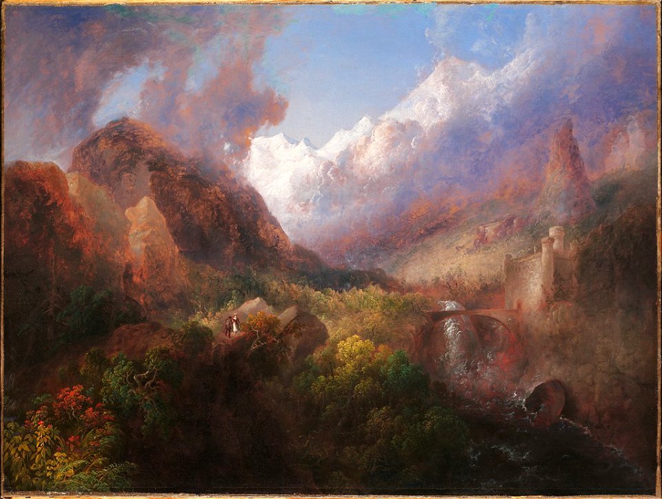 Thomas Doughty - A Swiss Scene - 1975.33 - Fogg Museum