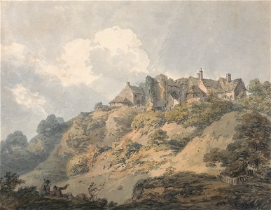 Thomas Girtin - View of Winchelsea, Sussex - Google Art Project