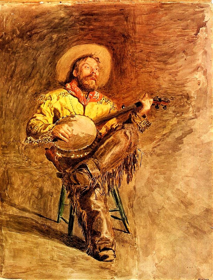 Thomas Eakins Cowboy Singing