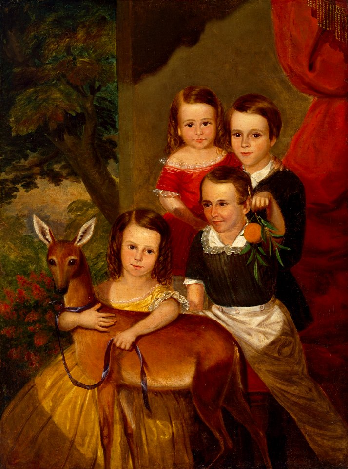 Thomas Flintoff - Portrait of the Jones Children of Galveston - B.59.132 - Museum of Fine Arts