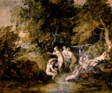 Thomas Gainsborough - Diana and Actaeon - Google Art Project