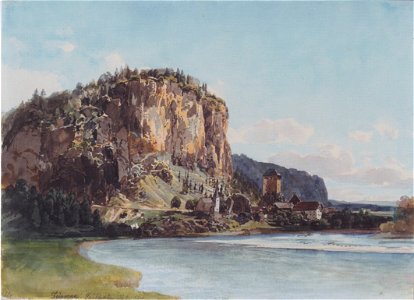 Thomas Ender - Federaun im Gailtal - ca1840