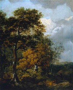 Thomas Gainsborough (1727-1788) - Landscape with a Peasant on a Path - N01485 - National Gallery