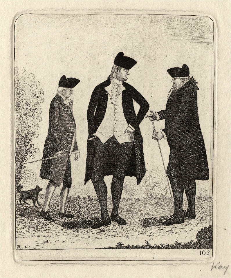 Thomas Hamilton, 7th Earl of Haddington; Sir William Forbes, 6th Bt; Sir James Hunter Blair by John Kay