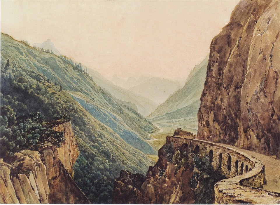 Thomas Ender - Seraplana (Graubünden, Schweiz) - ca1845