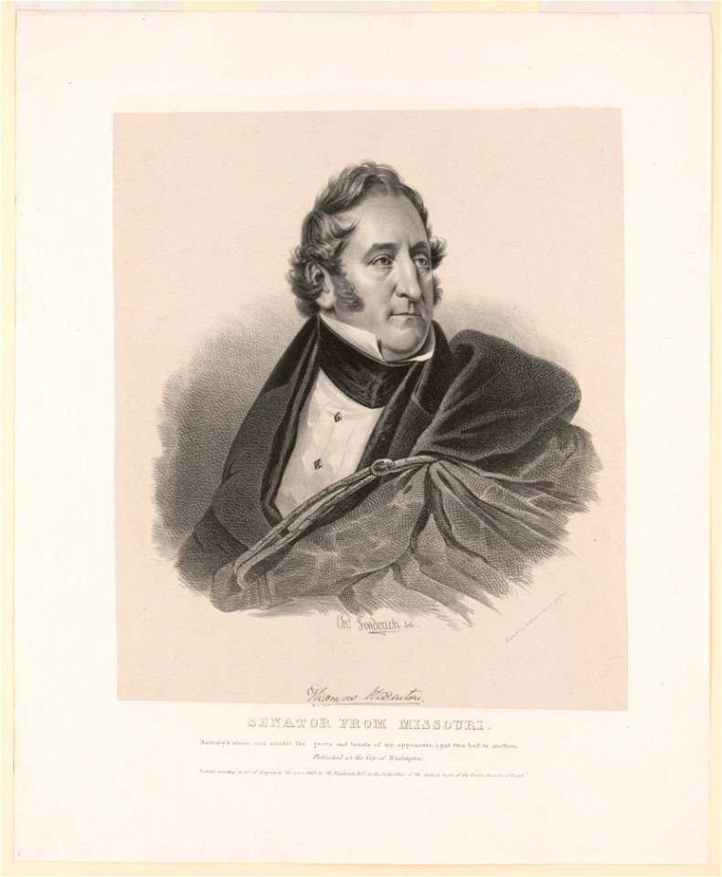 Thomas H. Benton, senator from Missouri - Chs. Fenderich del. LCCN2003653698
