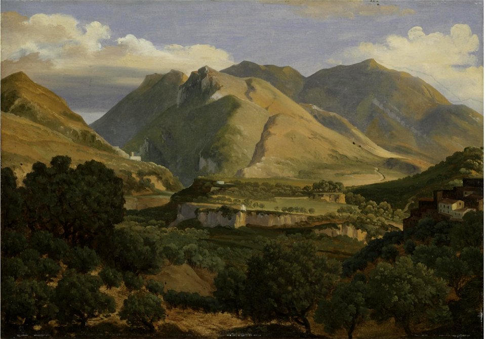Thomas Ender - Das Kloster von St. Benedikt in Subiaco