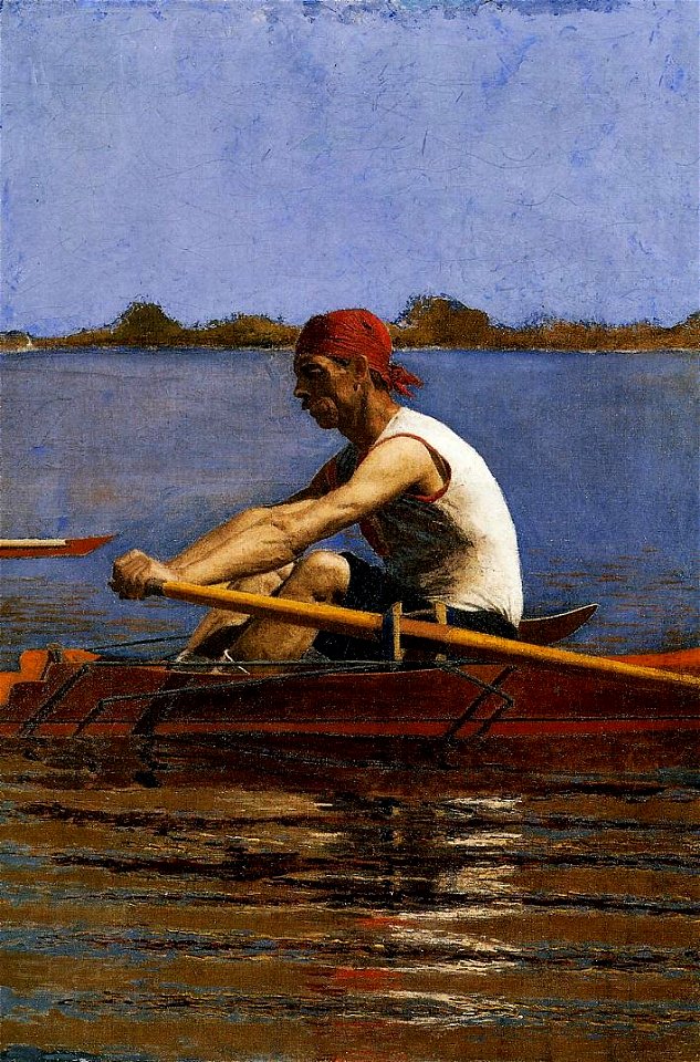Thomas Eakins John Biglin in a Single Scull 1