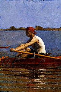 Thomas Eakins John Biglin in a Single Scull 1