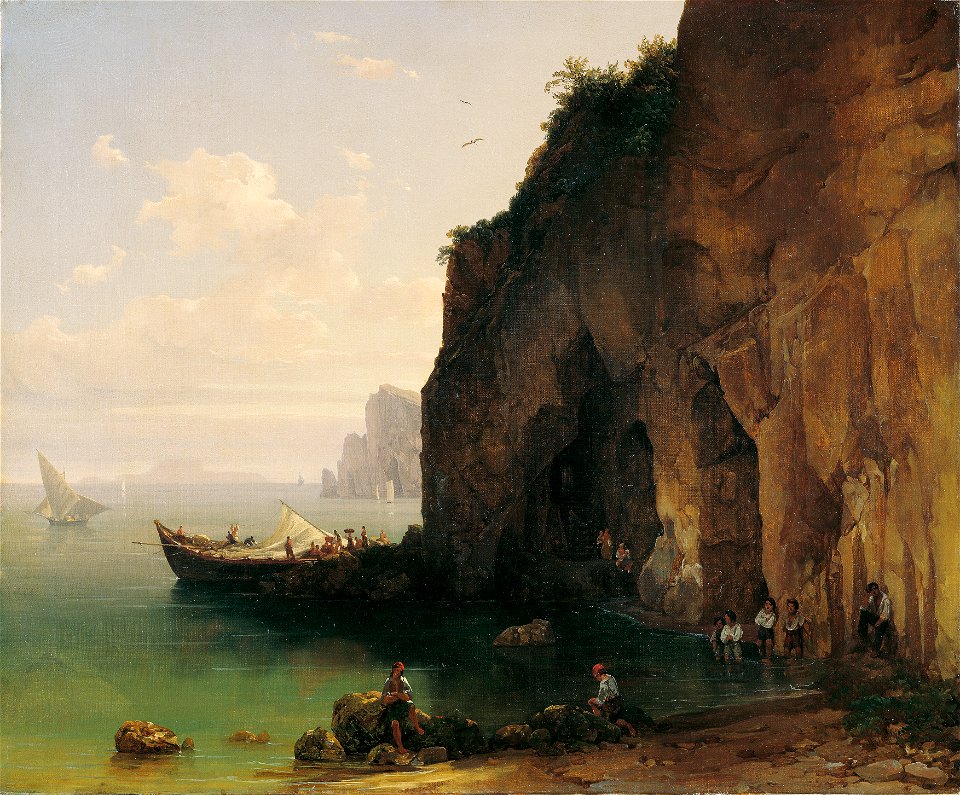 Thomas Ender - Küste von Sorrent - 2936 - Österreichische Galerie Belvedere