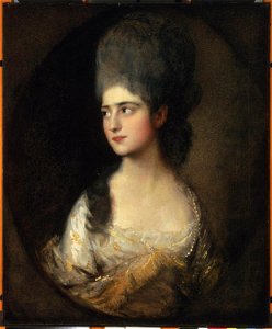 Thomas Gainsborough - Portrait of Miss Elizabeth Linley - E1924-4-13. Free illustration for personal and commercial use.
