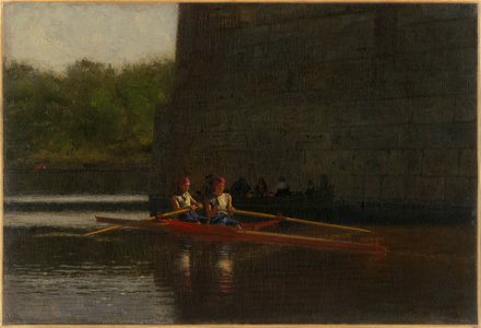 Thomas Eakins - The Oarsmen (The Schreiber Brothers) - 1982.111.1 - Yale University Art Gallery