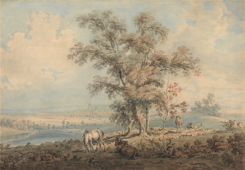 Thomas Girtin - London from Highgate Hill - Google Art Project