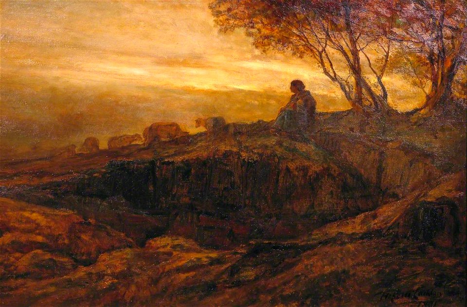Thomas Hope McLachlan (1845-1897) - Evening Quiet - NG1656 - Tate