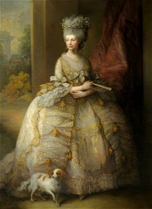 Thomas Gainsborough (1727-1788) (after) - Charlotte Sophia of Mecklenburg-Strelitz (1744–1818) - 207778 - National Trust