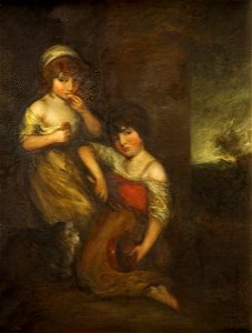 Thomas Gainsborough (1727-1788) (after) - Cottage Children (Hobbinol and Gandaretta) - 732328 - National Trust. Free illustration for personal and commercial use.