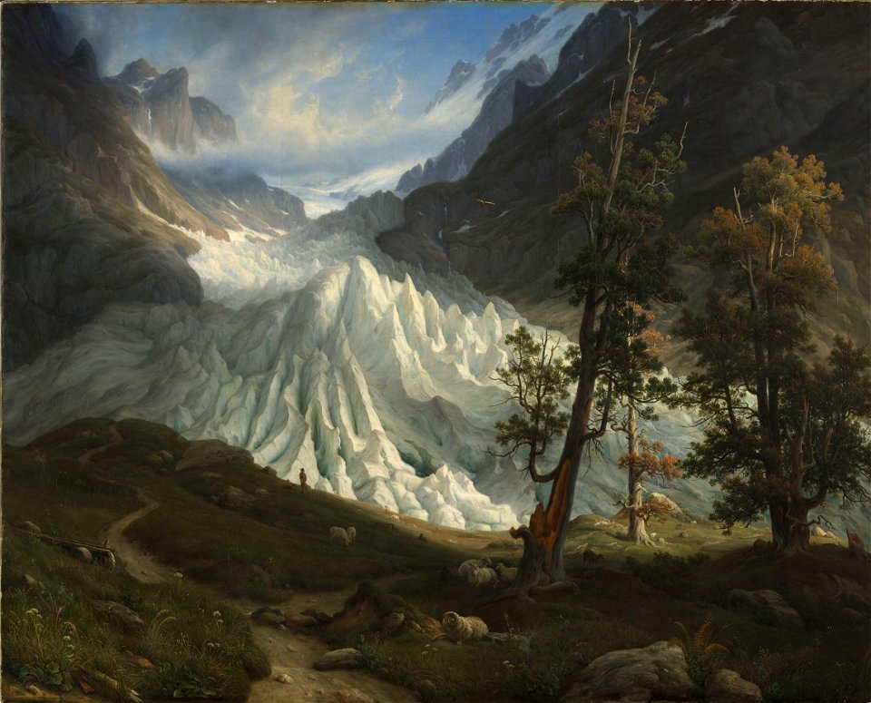 Thomas Fearnley - The Grindelwaldgletscher - NG.M.00038 - National Museum of Art, Architecture and Design