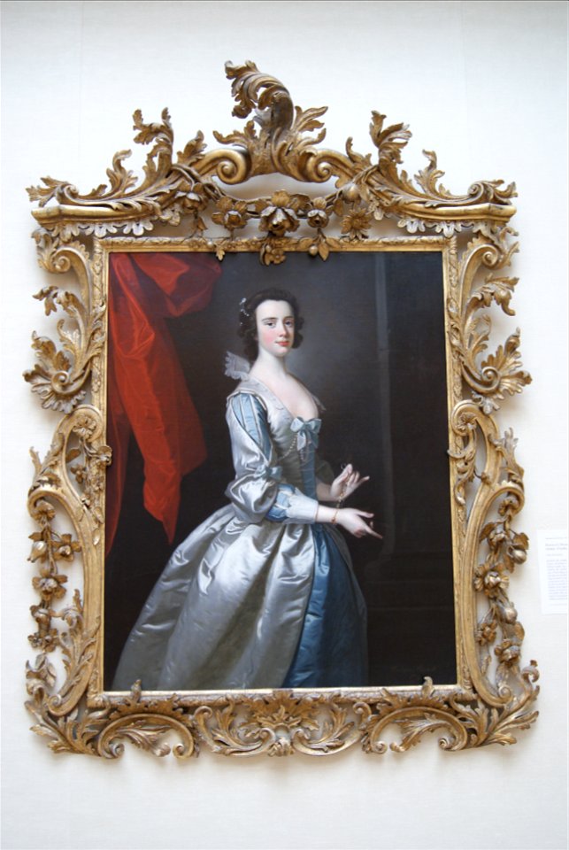 Thomas Hudson, Portrait of a Woman, Probably Elizabeth Aislabie, of Studley Royal, Yorkshire (1749, Yale Center for British Art)