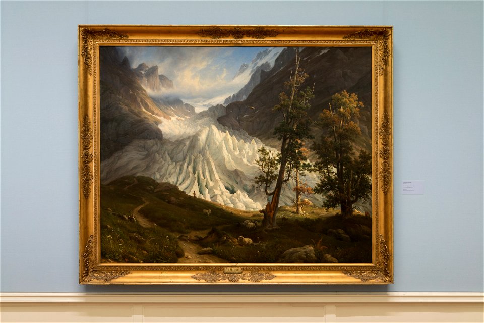 Thomas Fearnley - The Grindelwaldgletscher - Grindelwaldgletscheren - IMG 9616-nasjonalmuseet oslo