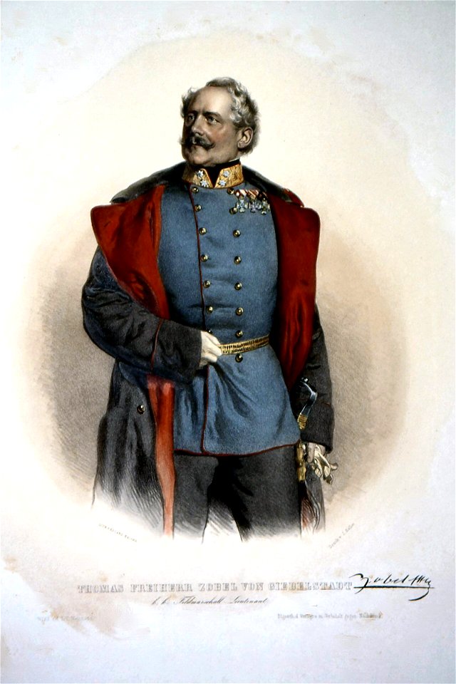 Thomas Friedrich von Zobel Litho
