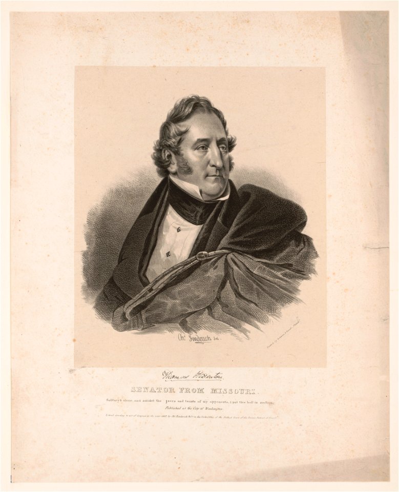 Thomas H. Benton, senator from Missouri - Chs. Fenderich del. LCCN2017648299