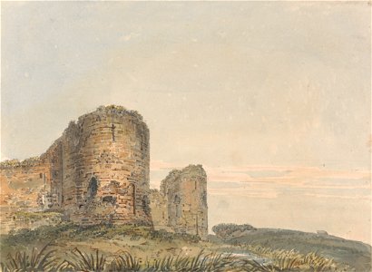 Thomas Girtin - Pevensey Castle, Sussex - Google Art Project
