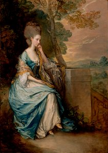 Thomas Gainsborough (English - Portrait of Anne, Countess of Chesterfield - Google Art Project