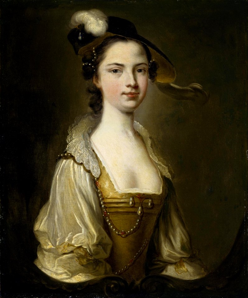 Thomas Hudson - Portrait of a Lady - Google Art Project