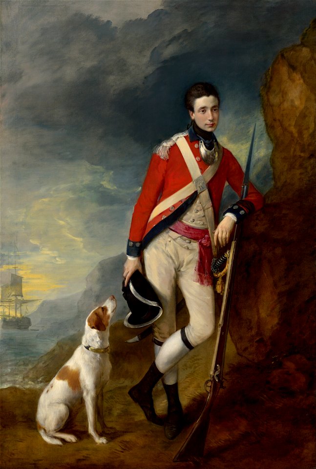 Thomas Gainsborough - An officer of the 4th Regiment of Foot - Google Art Project
