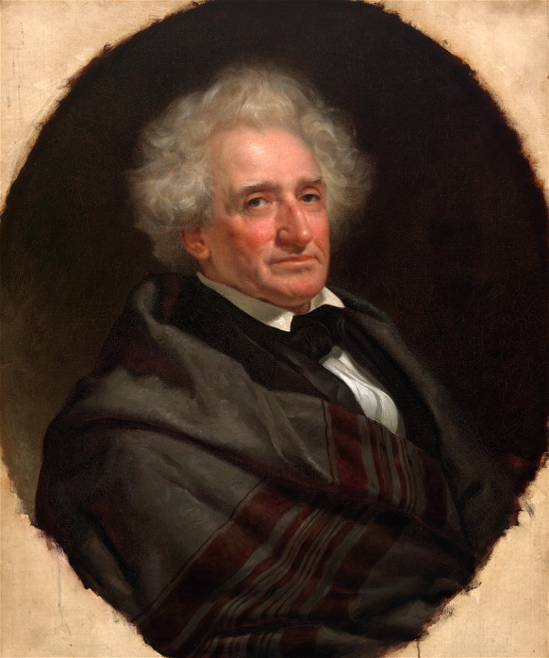 Thomas Loraine McKenney by Charles Loring Elliott, 1856, oil on canvas, from the National Portrait Gallery - NPG-NPG 2011 62McKenney d1