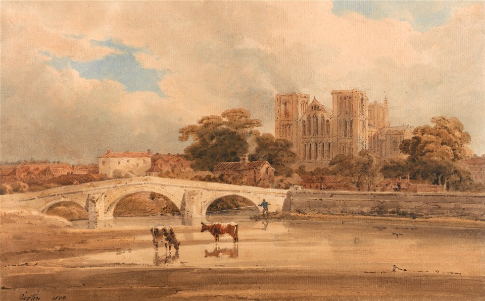 Thomas Girtin - Ripon Minster, Yorkshire - Google Art Project